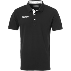 PRIME POLO SHIRT - BLACK/WHITE Standard Small1x1